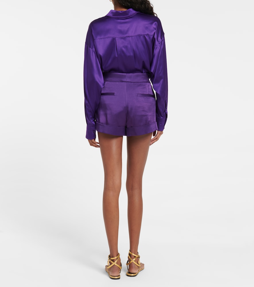 Satin shorts