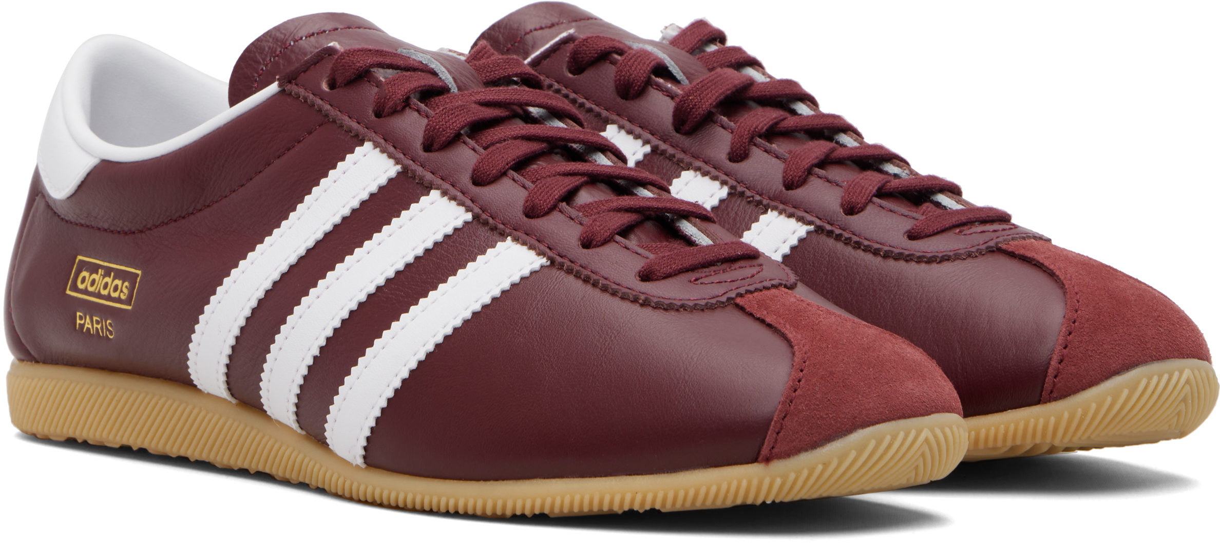 Burgundy Paris Sneakers