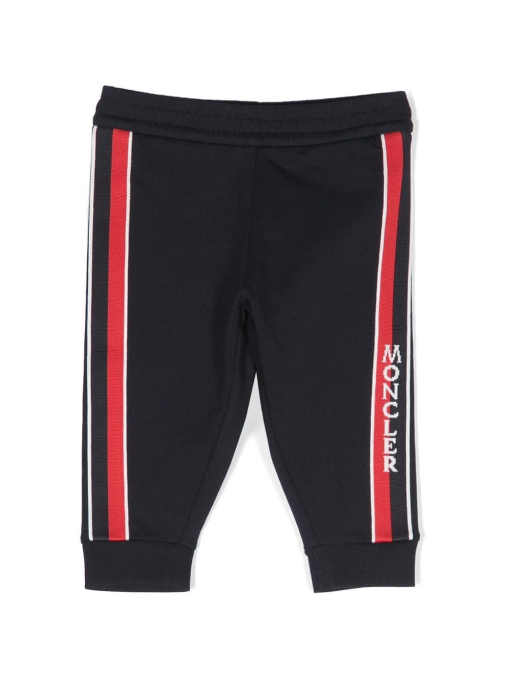 Logo-print side-stripe track pants