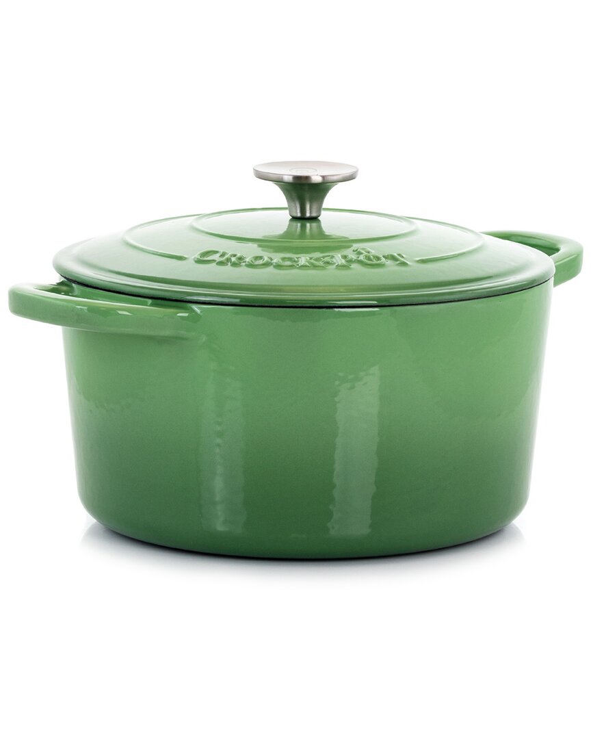 Crockpot Artisan 2pc 5qts Enameled Cast Iron Dutch Oven
