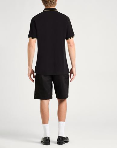 Man Polo shirt Black Size XL Cotton