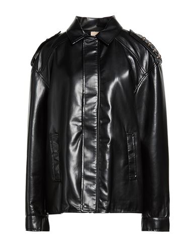 Woman Jacket Black Size M Polyester