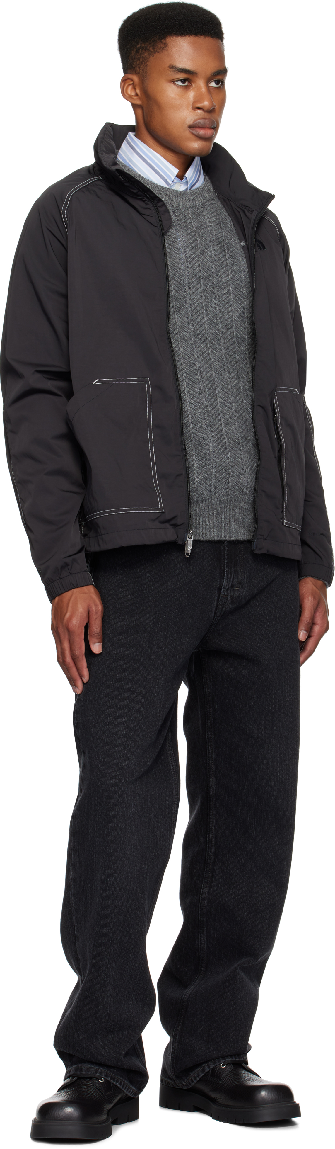 The North Face Black M66 Nylon Wind Jacket