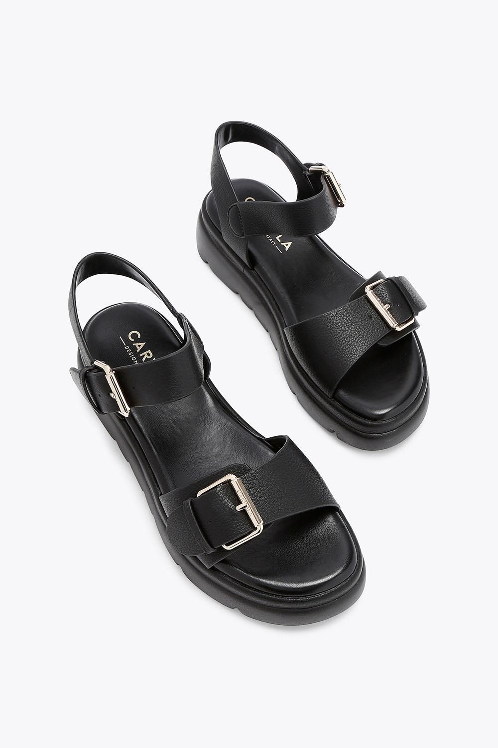 Carvela Women's 'Krypton Buckle' Sandals in Black