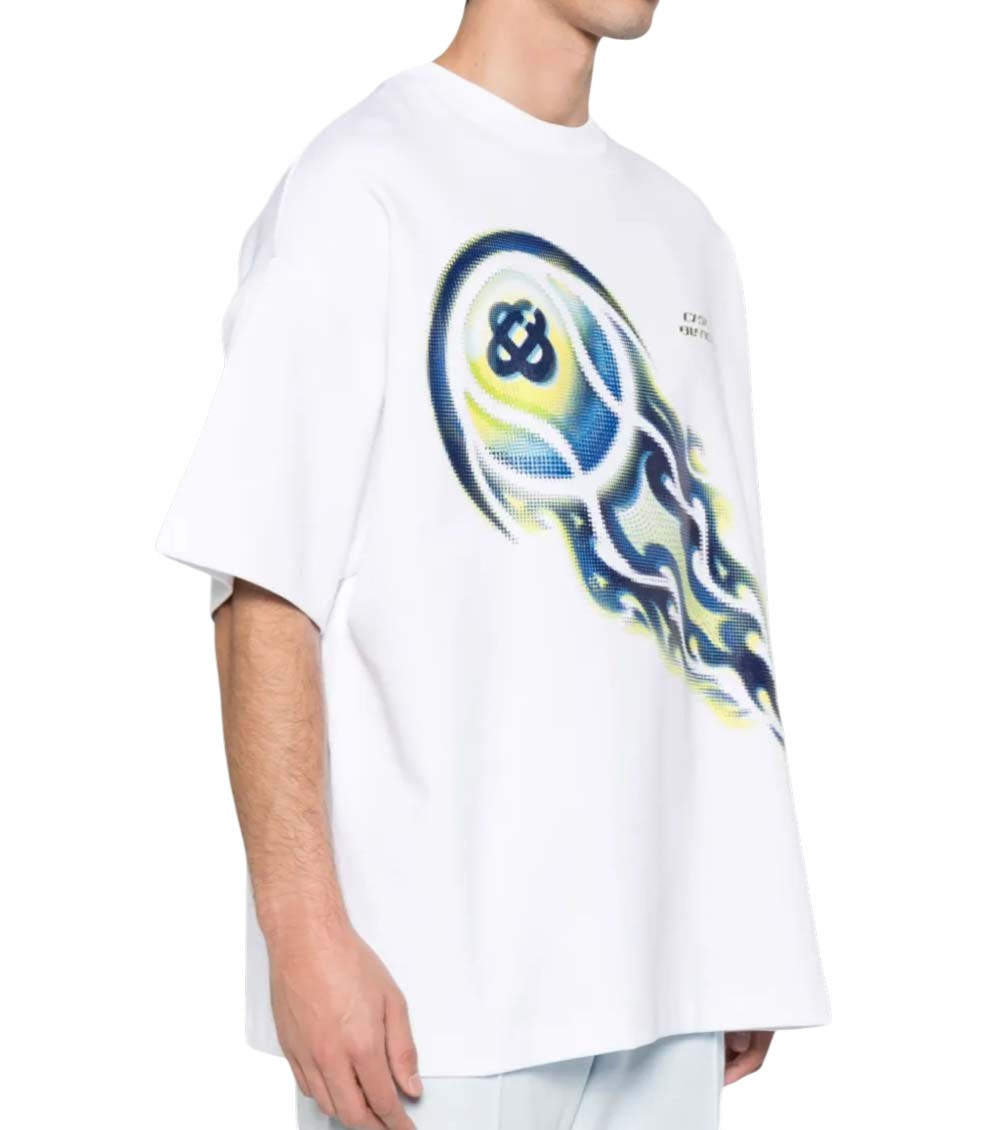 Flaming Tennis Ball T-Shirt
