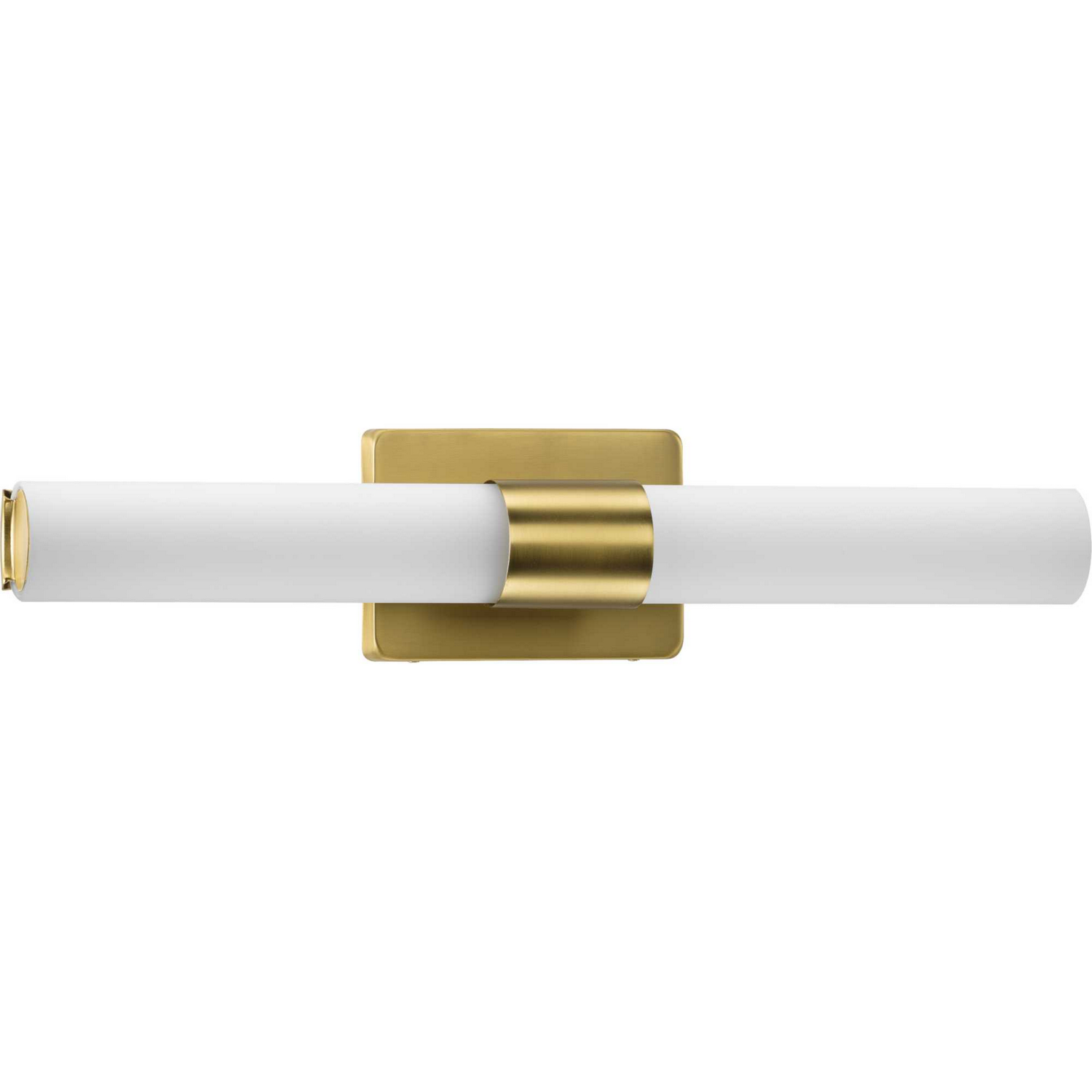 Satin Brass LED Linear Bath from the Blanco Led Collection