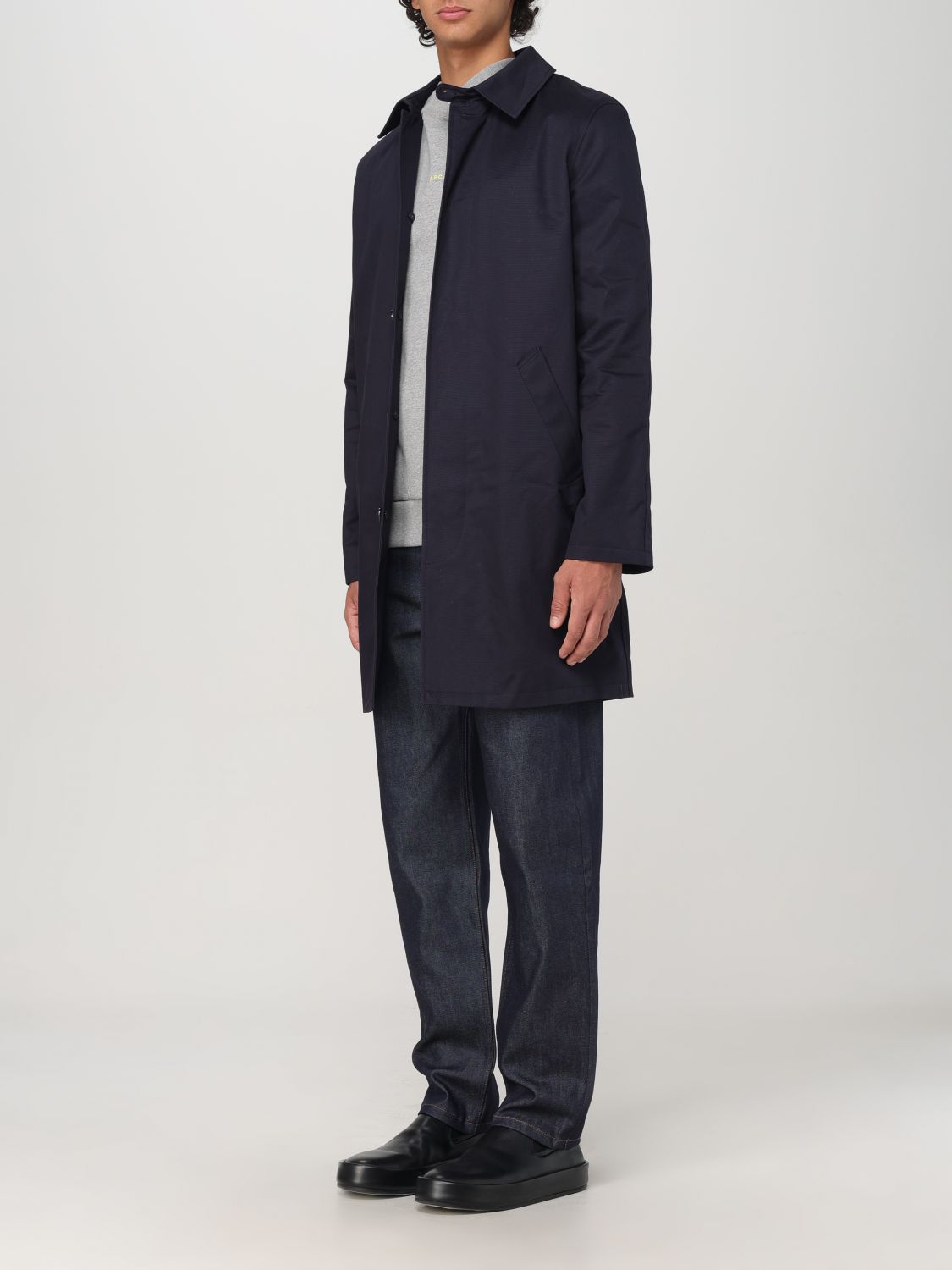 Ville cotton raincoat - Neutrals