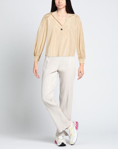 Woman Top Beige Size 4 Acrylic, Polyester