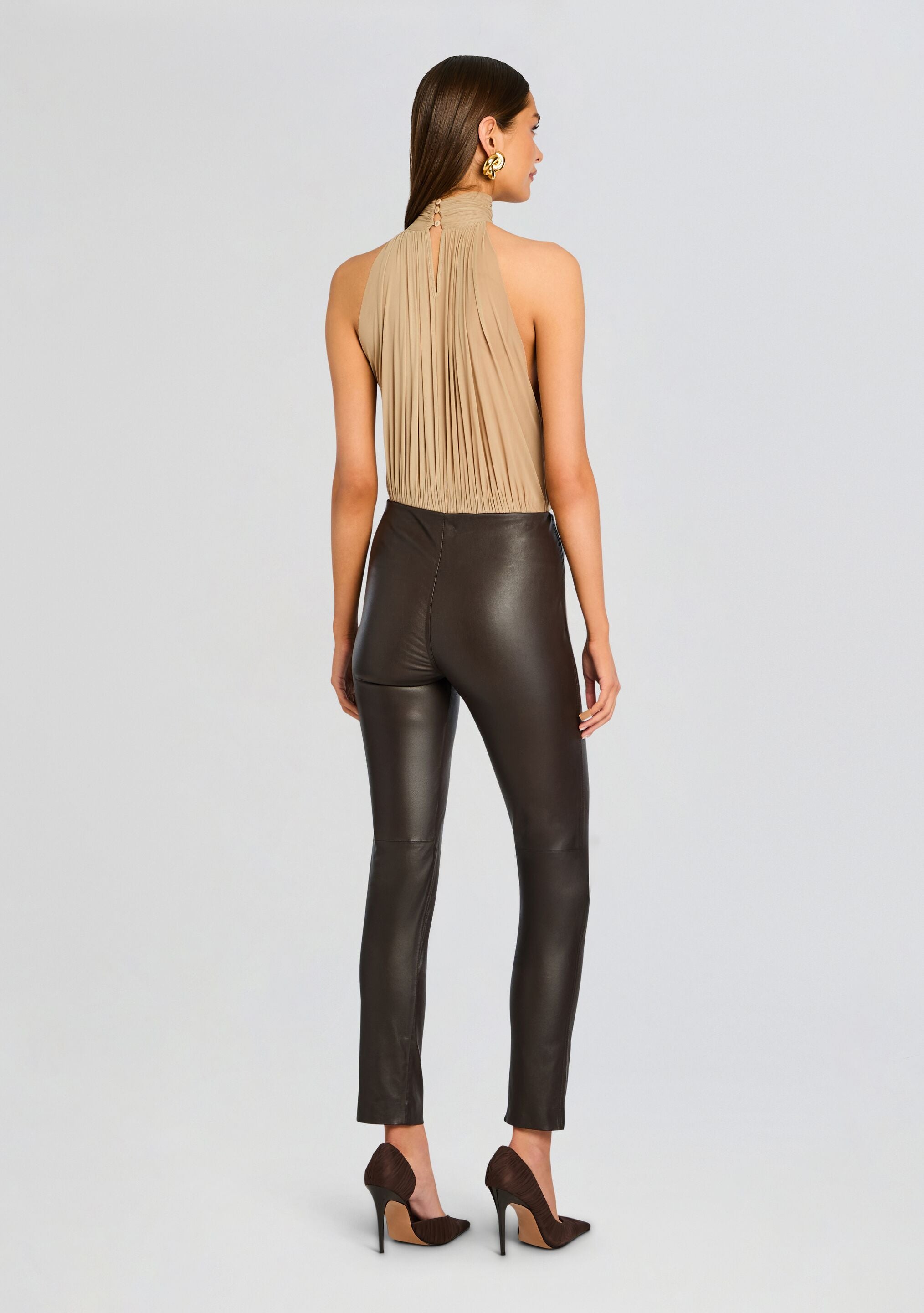 Cyra Leather Legging