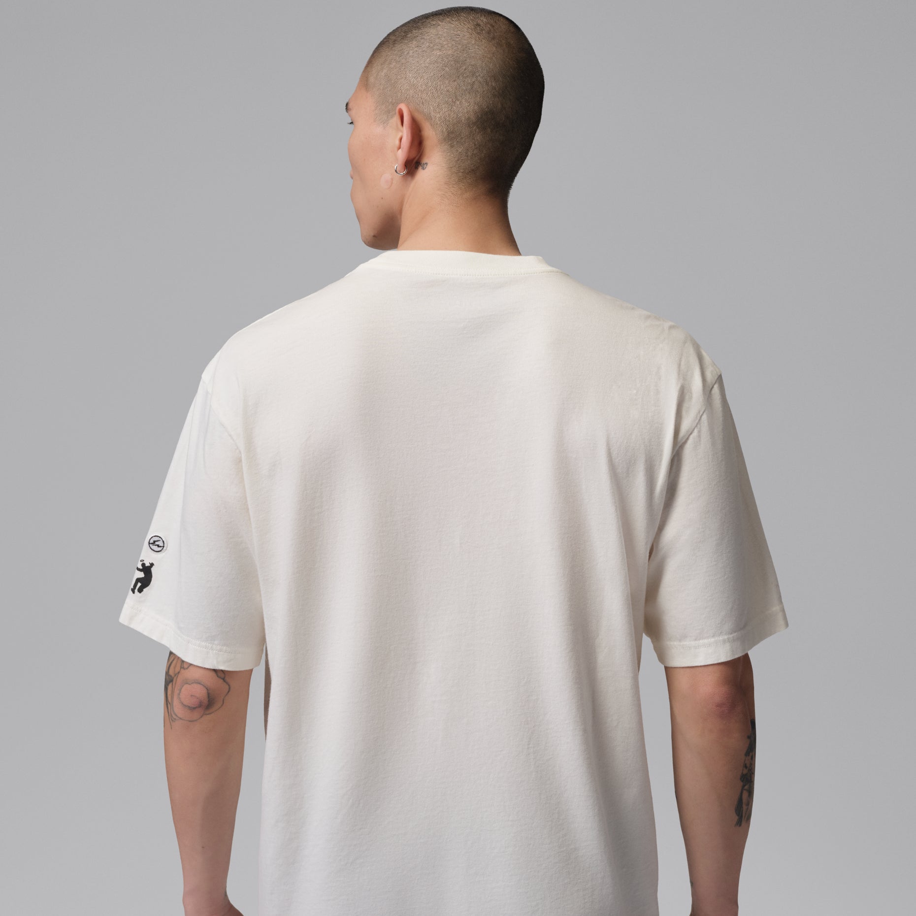 Air x Union x Fragment T-shirt 'Pale Ivory Black'