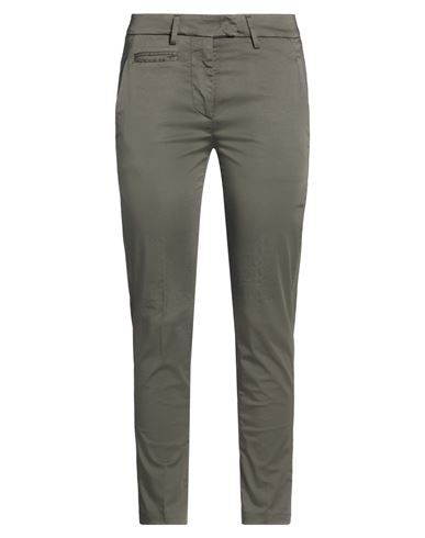 Woman Pants Grey Size 26 Cotton, Elastane