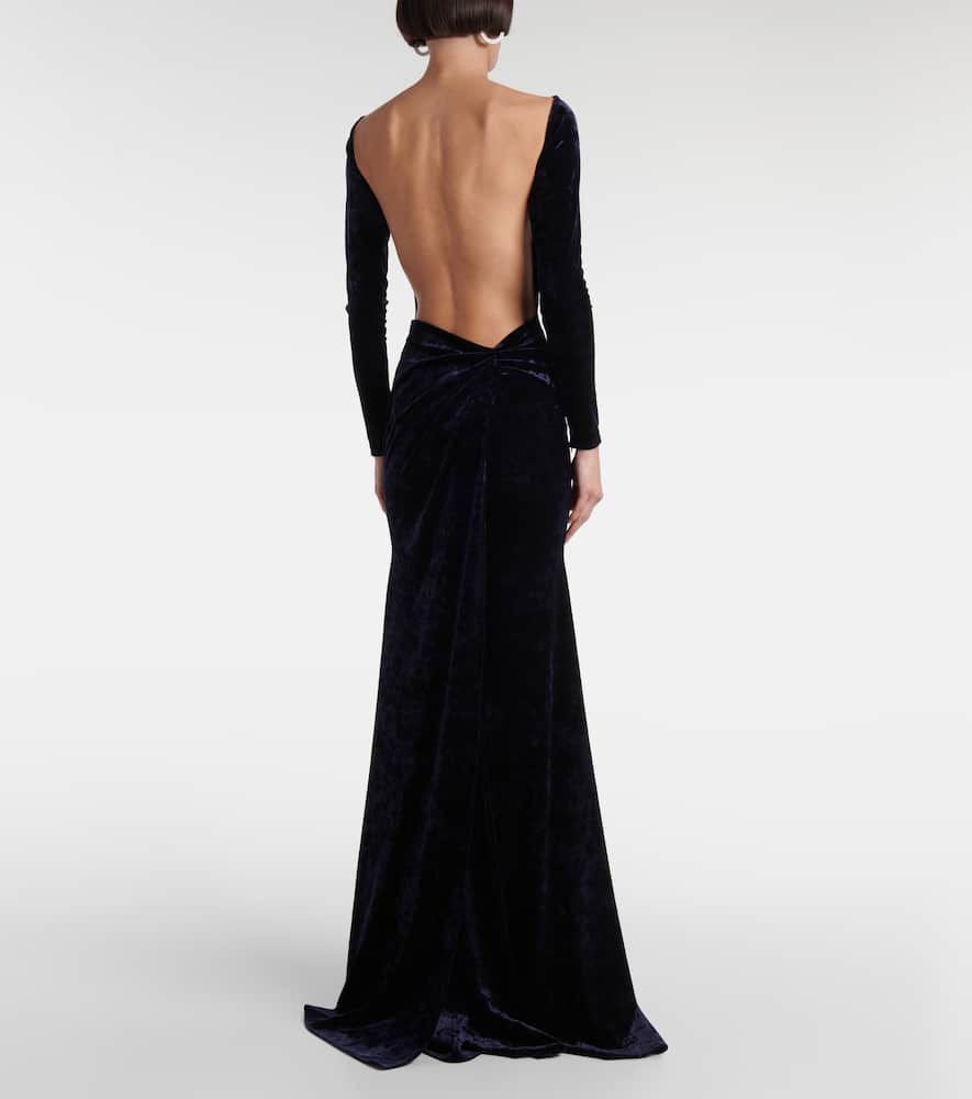 Velvet gown