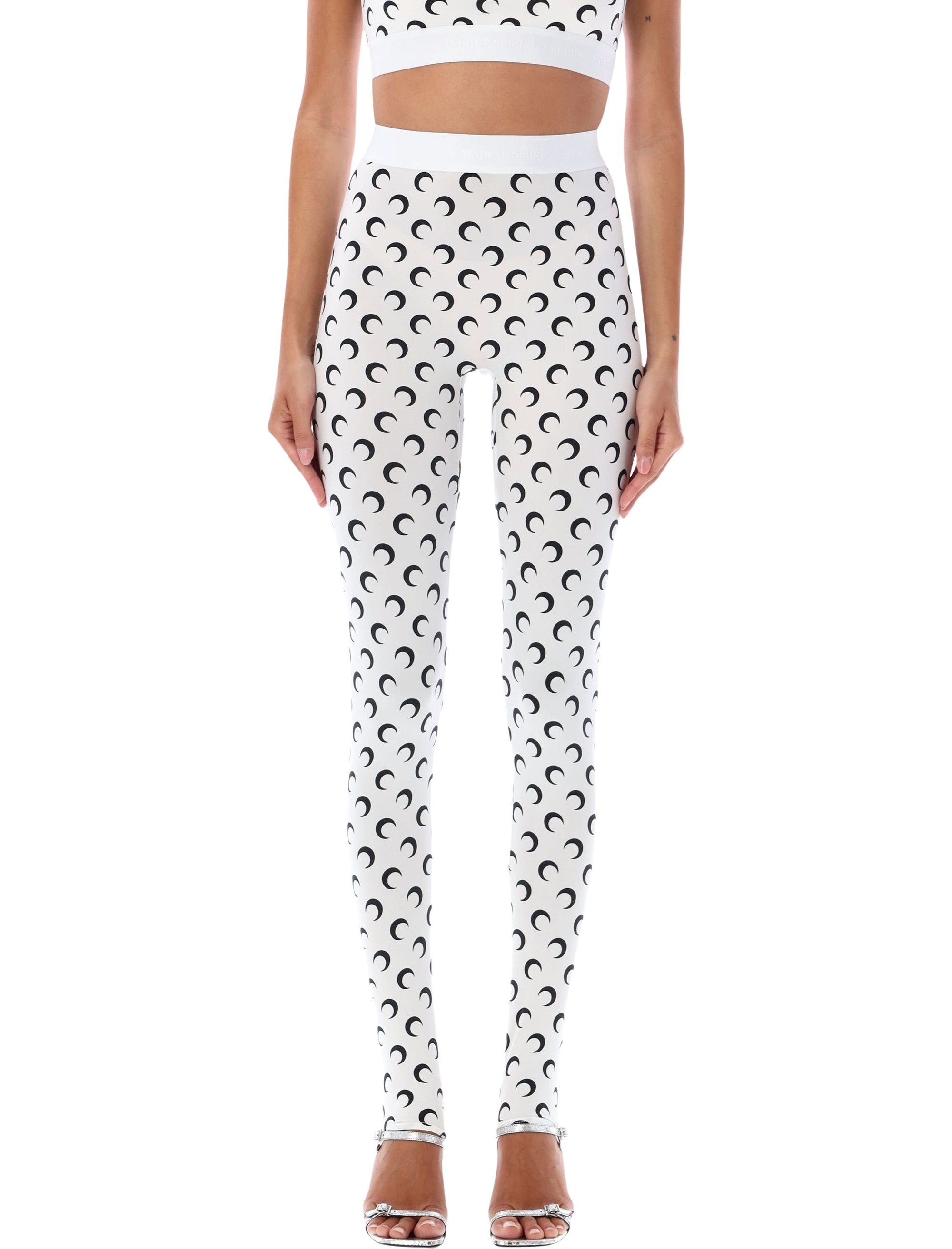 High-Rise Moon Print Leggings - Size S