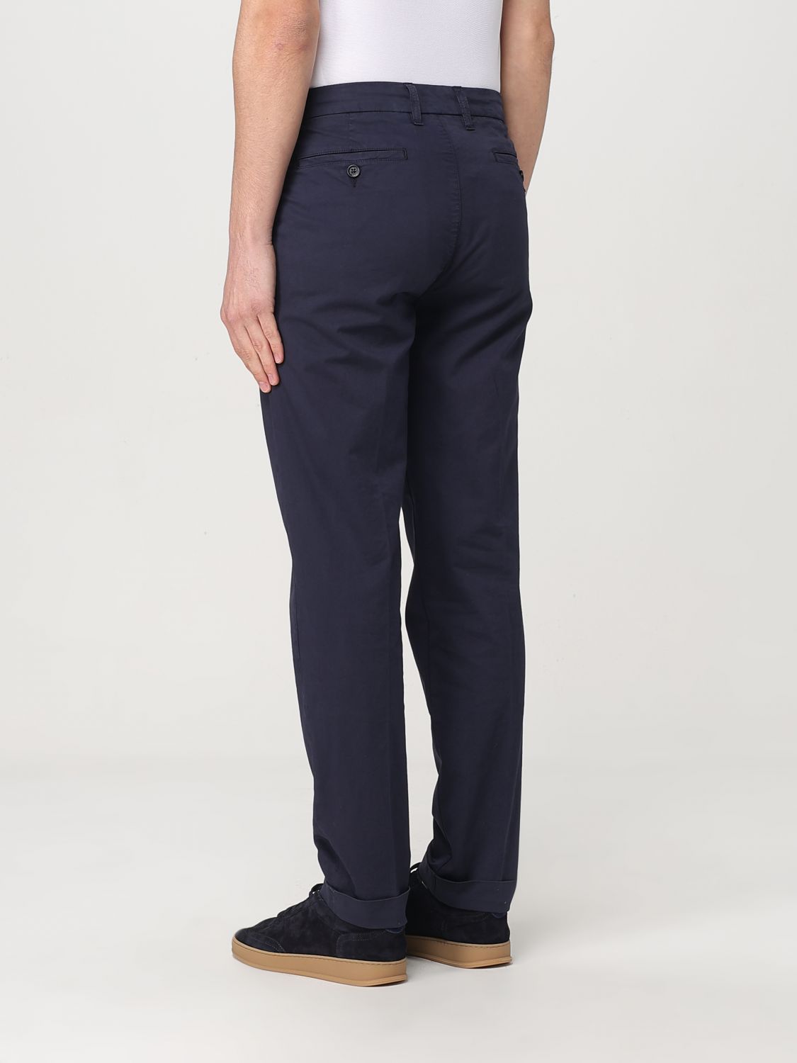 Pants Men color Blue
