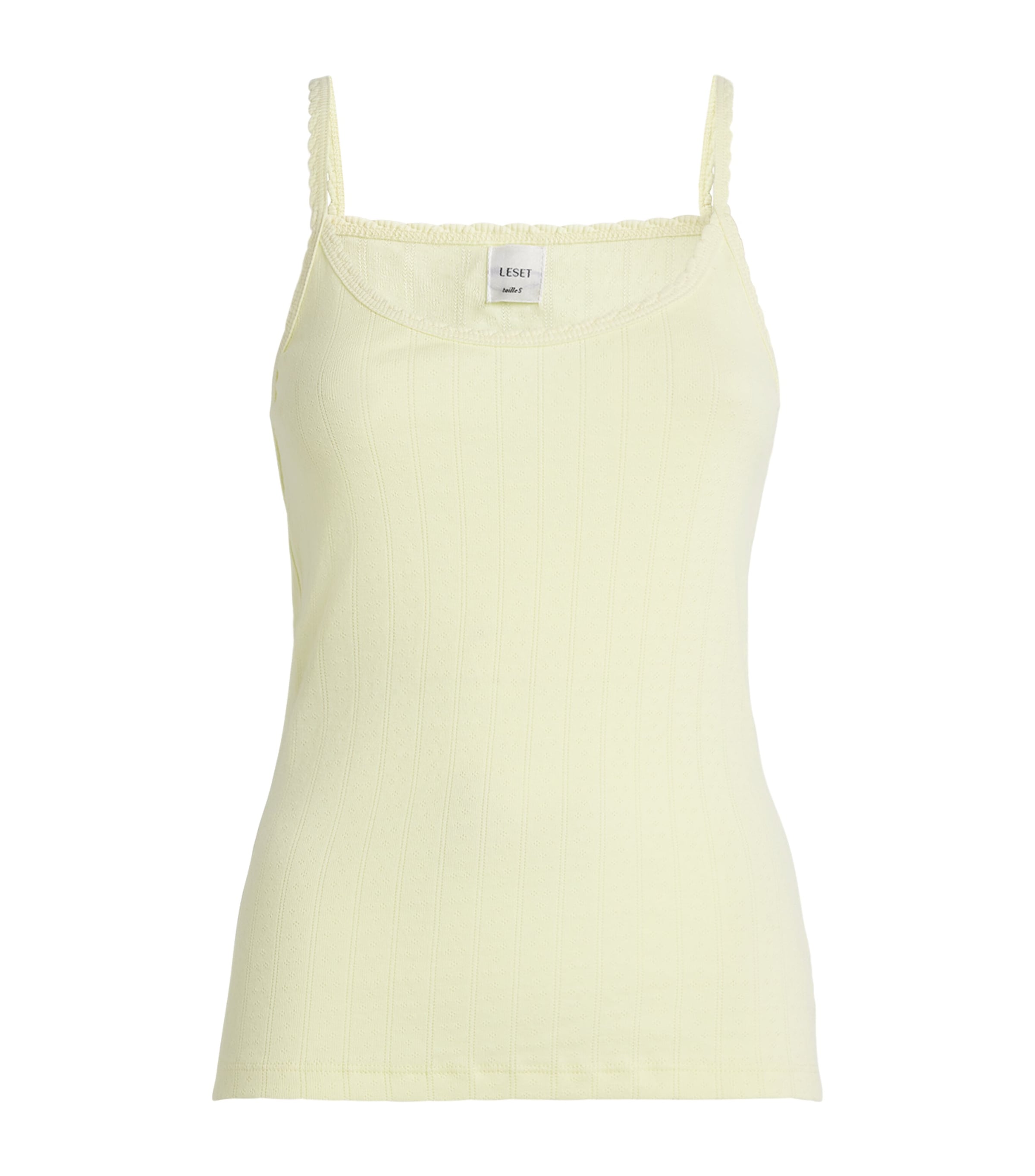 Leset Classic Pointelle Tank Top