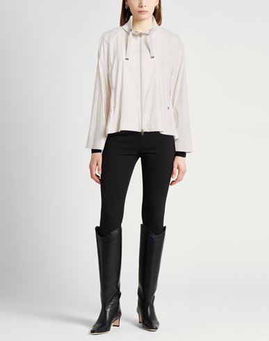 Woman Jacket Light grey Size 8 Polyamide, Elastane, Cotton, Polyester