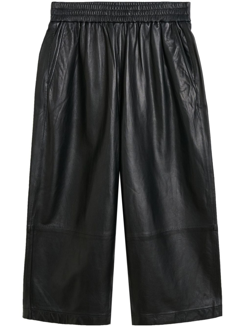 Eagle leather trousers - Black