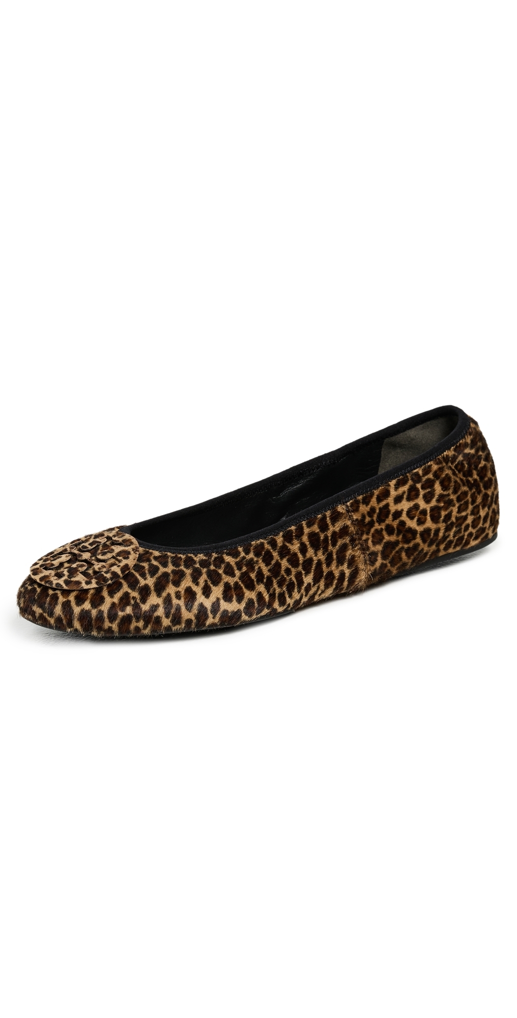 Reva Travel Ballet Flats Leopard Multi