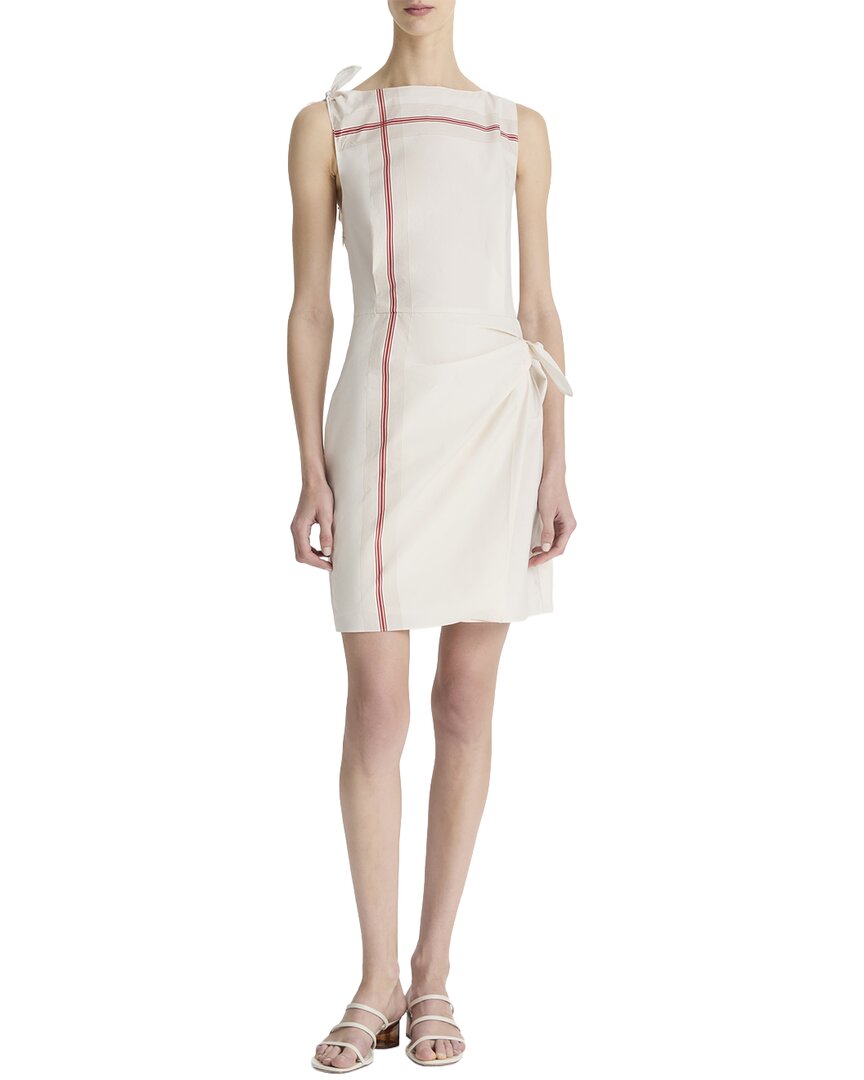 Handkerchief Stripe Wrap Dress