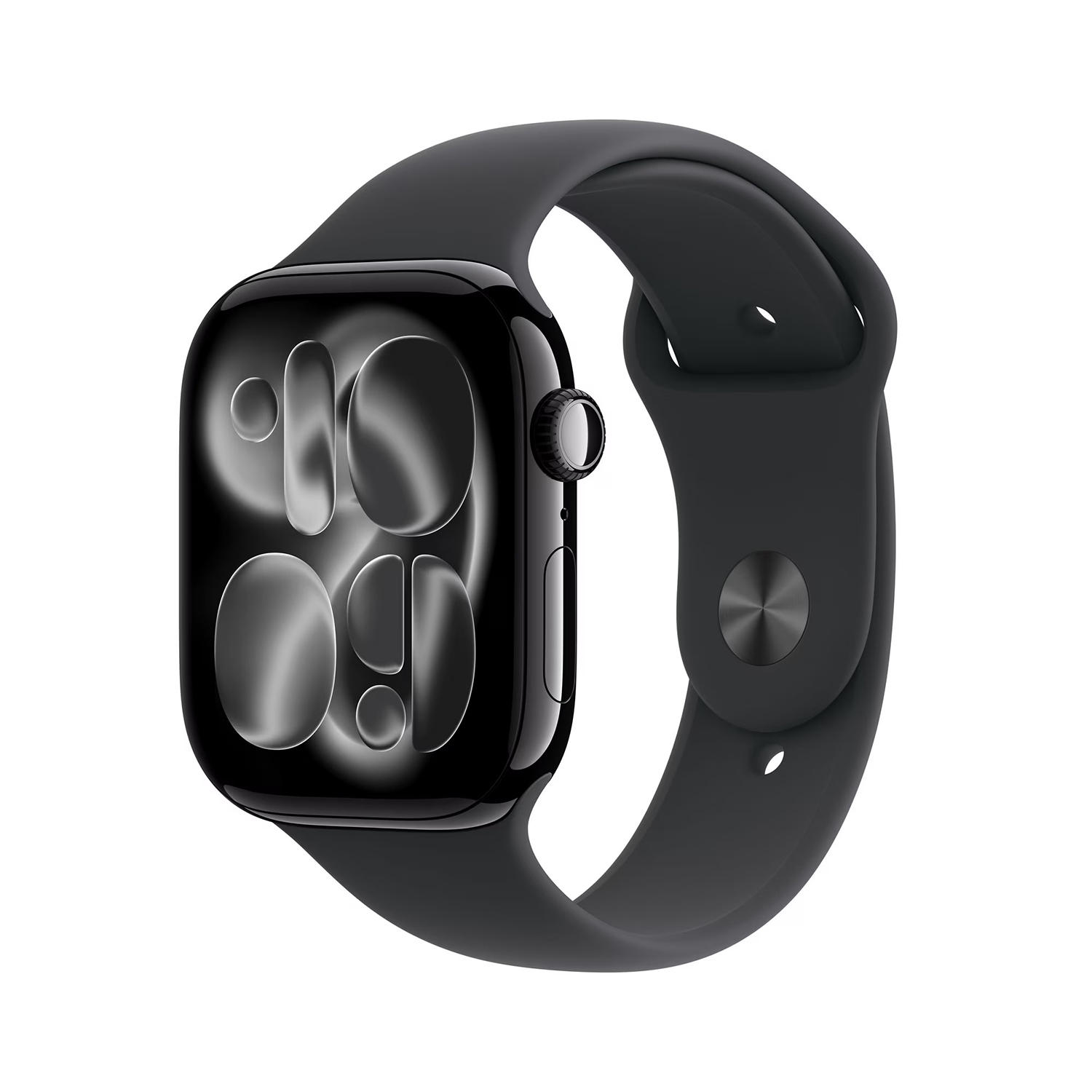 Watch Series 11 GPS 42mm Aluminum Case:- Jet Black