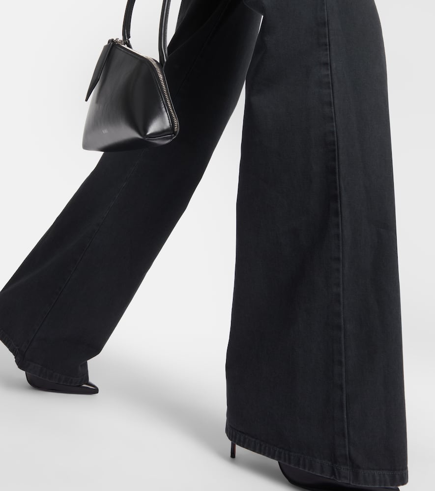 Nili Lotan Quentin twill wide-leg pants