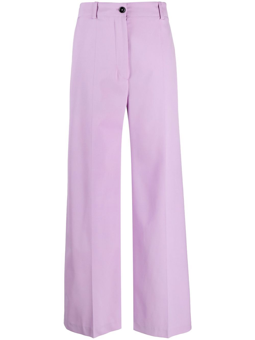 Iconic virgin-wool trousers - Purple