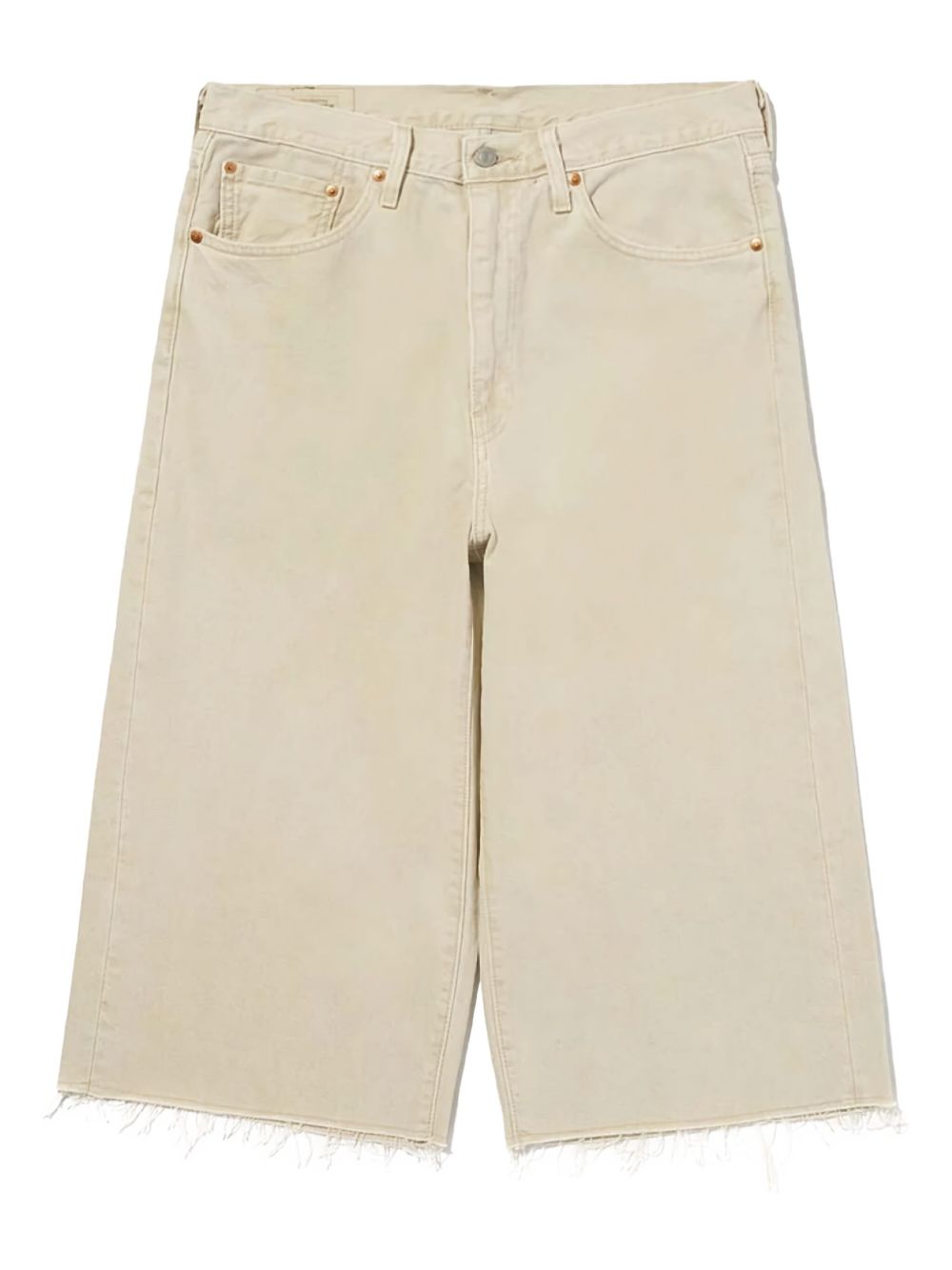 478™ Capri frayed jeans - Neutrals