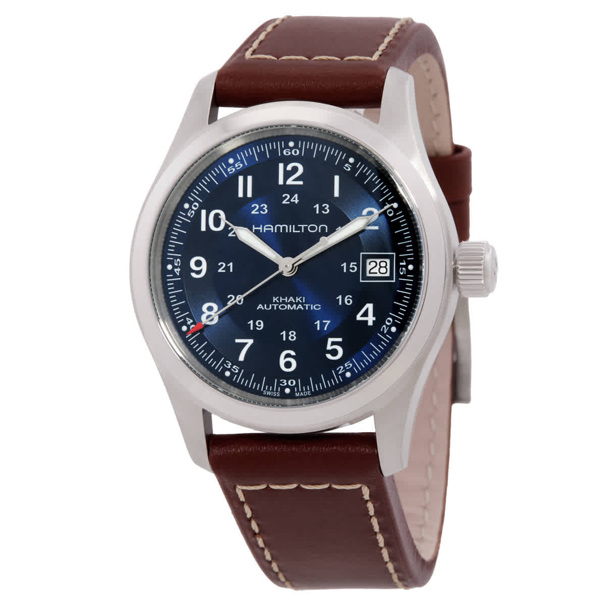 Khaki Field Automatic Blue Dial Mens Watch H70455540