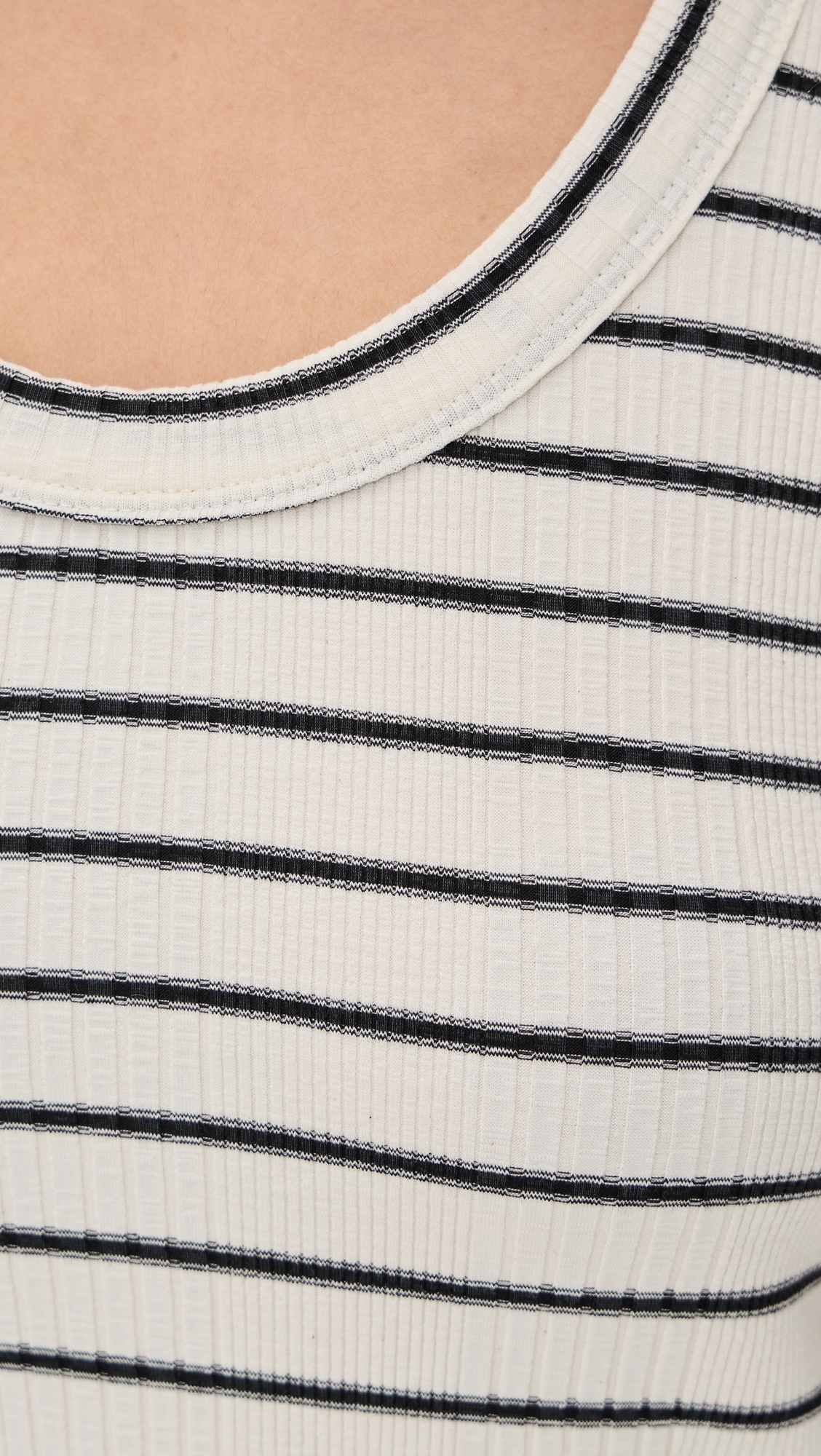 Joanna Long Sleeve Tee Natural/Black