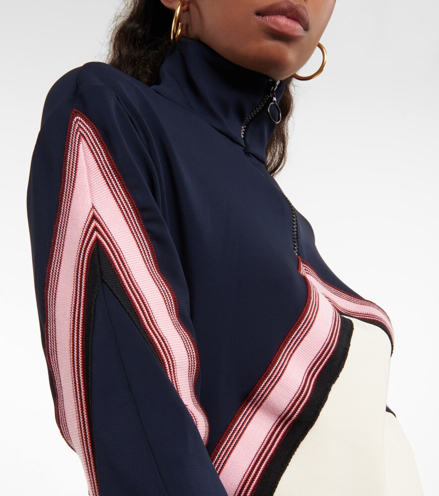Victoria Beckham Chevron track top