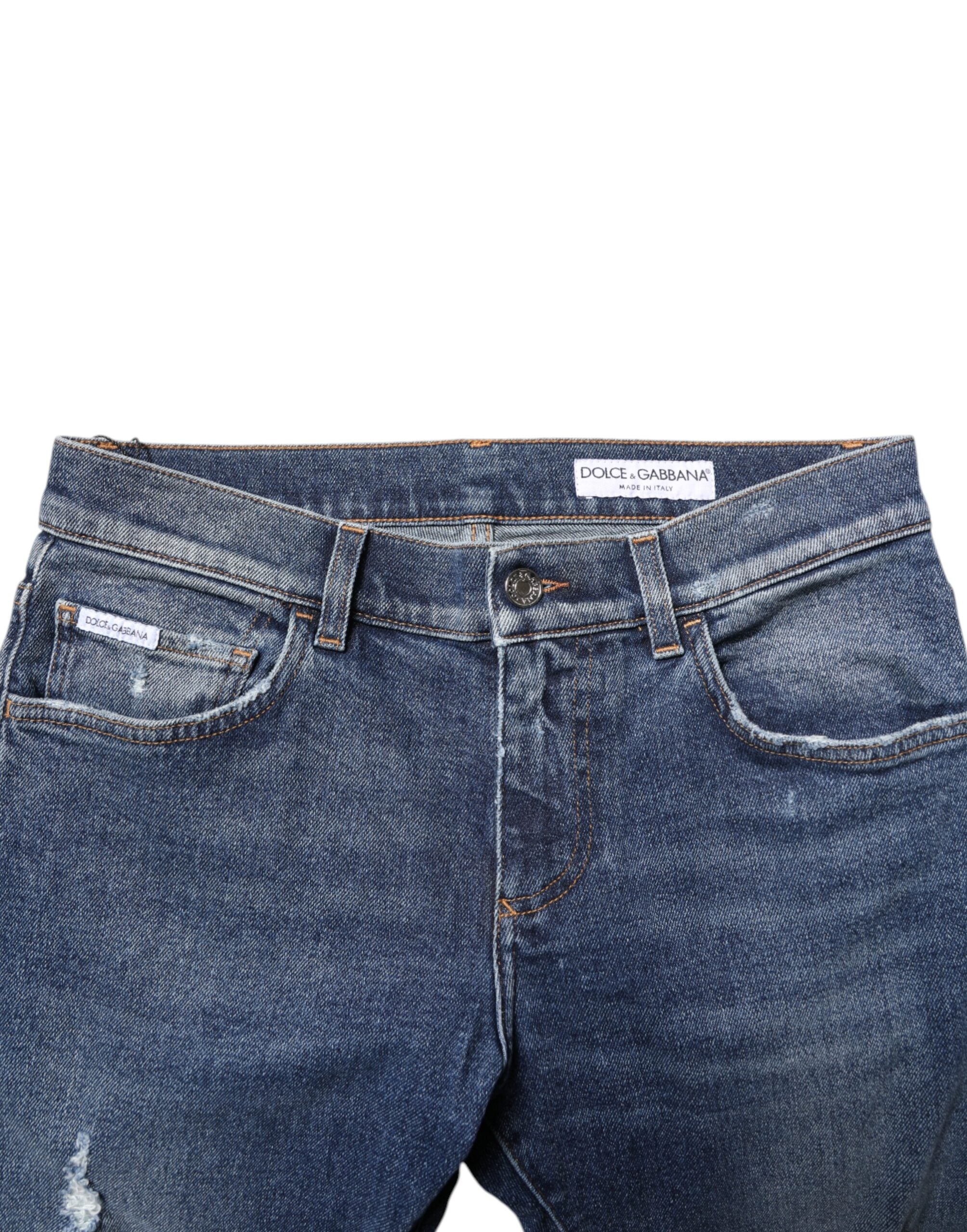 Skinny Denim Jeans — Blue