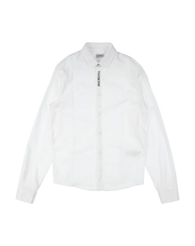 Bikkembergs Kid Boy Shirt White Size 12 Cotton, Elastane