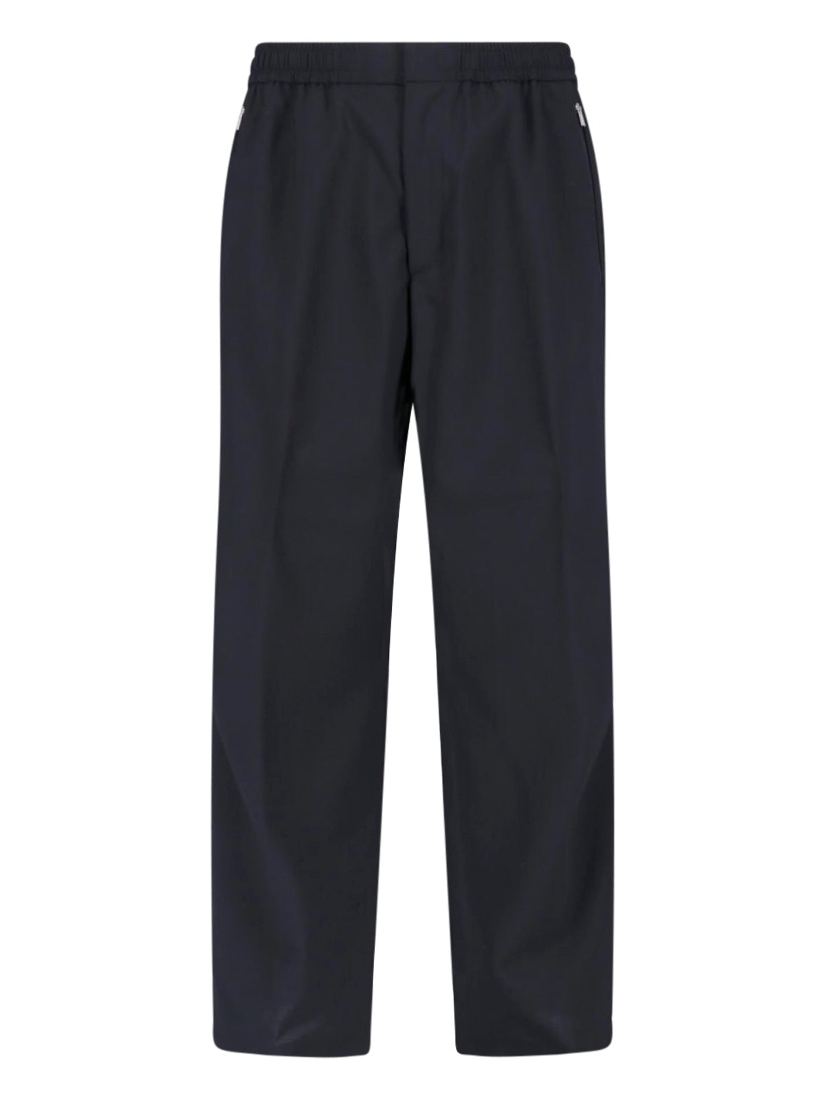 Tailored Wool-Blend Trousers with Polyester Lining