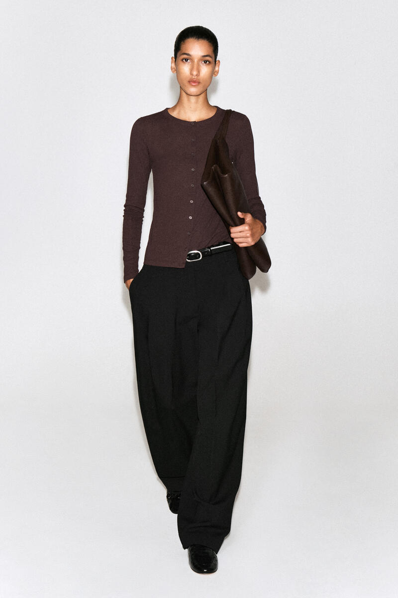 Jersey Cardigan Top