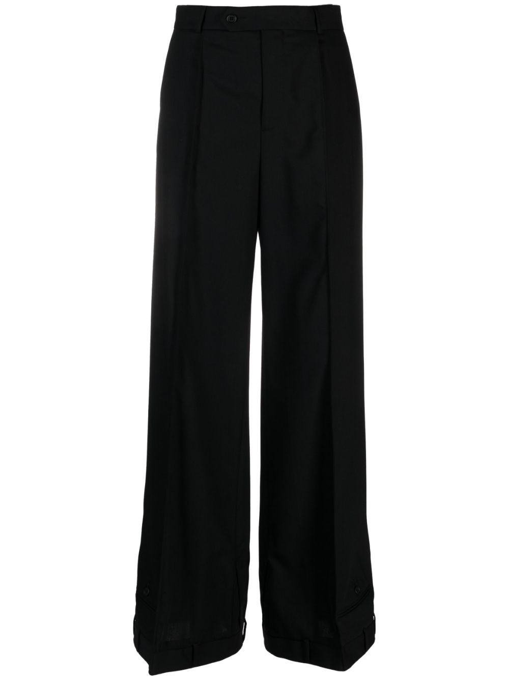 Upside Down wool trousers - Black