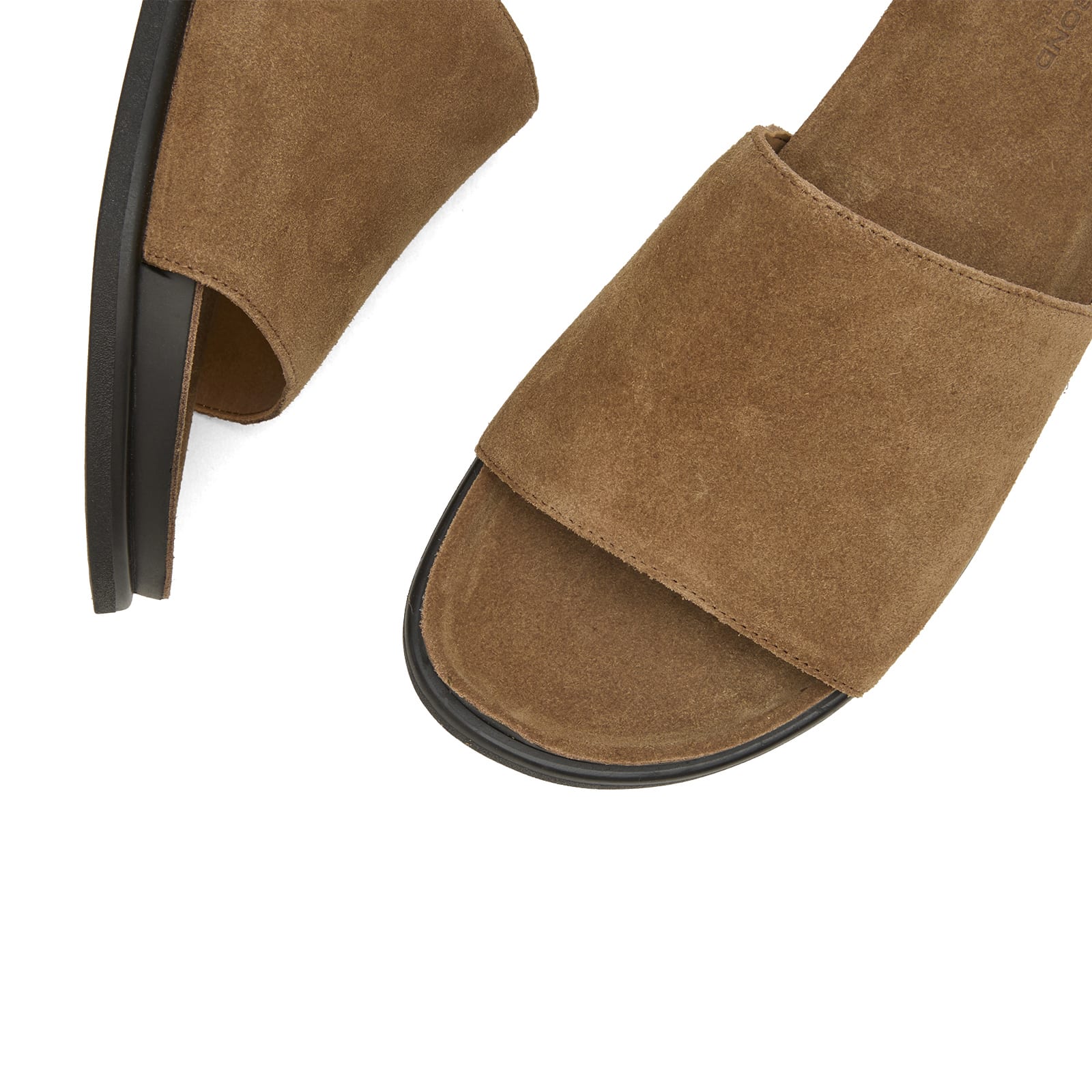 Women's Effie Suede Slide Sandal Dark Sand