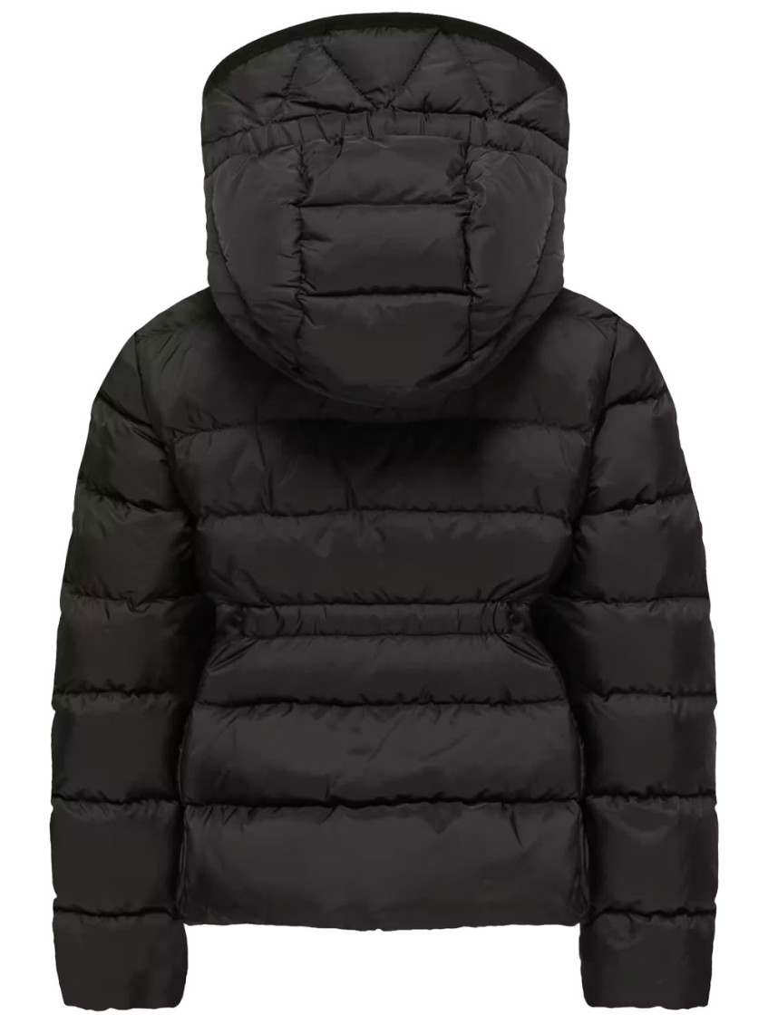 Girls Black Quilted Jacket