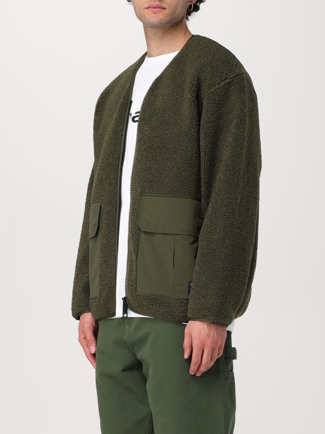 Jacket Men color Green