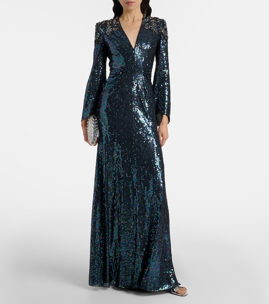 Zinnia sequined gown