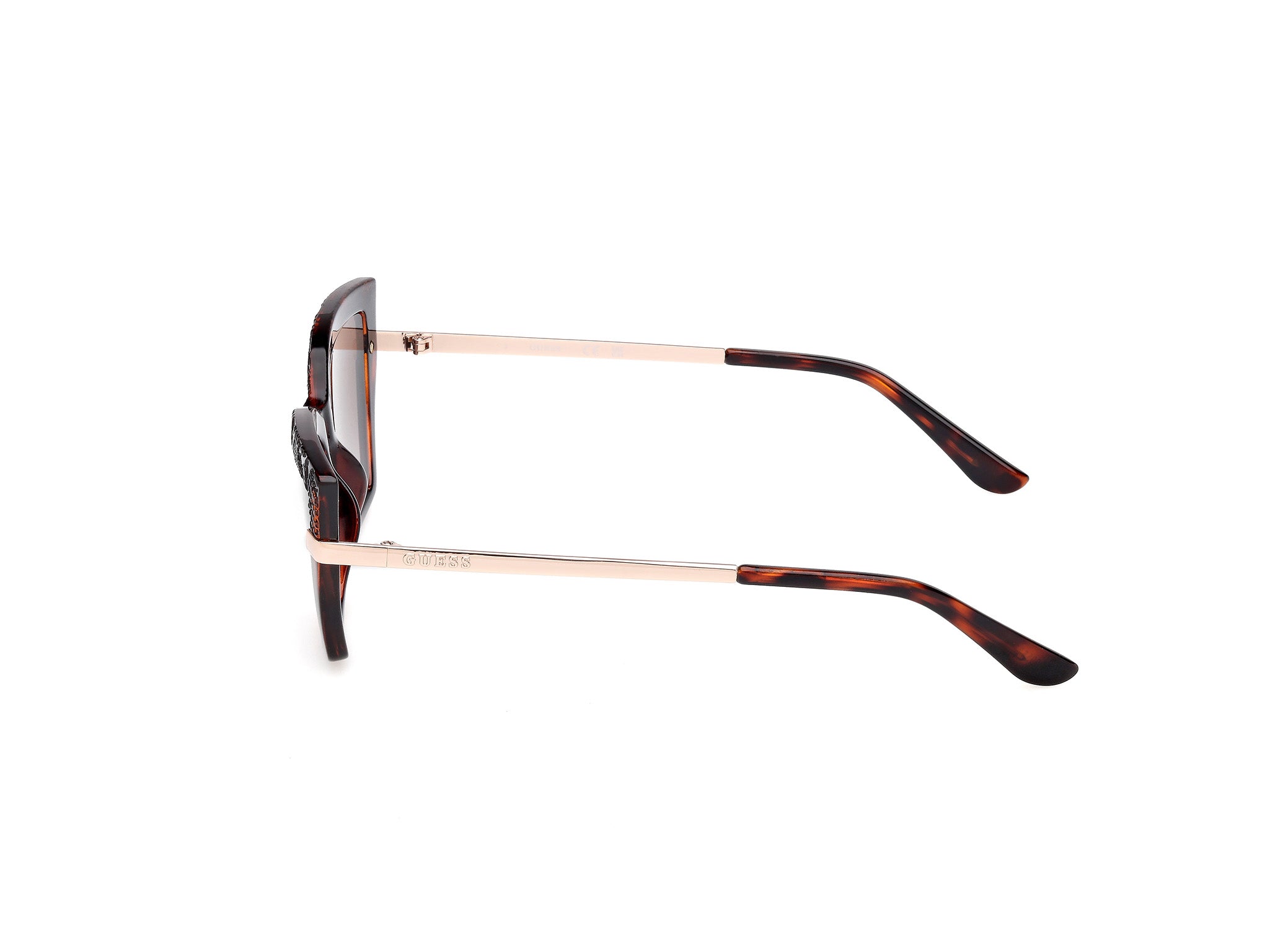 Guess Mujer Guess GU00216 52F Gafas de sol Inyectado la Habana Marrón Cuadrada Norma