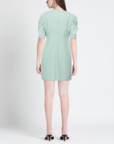 Woman Mini dress Turquoise Size 4 Polyester, Elastane