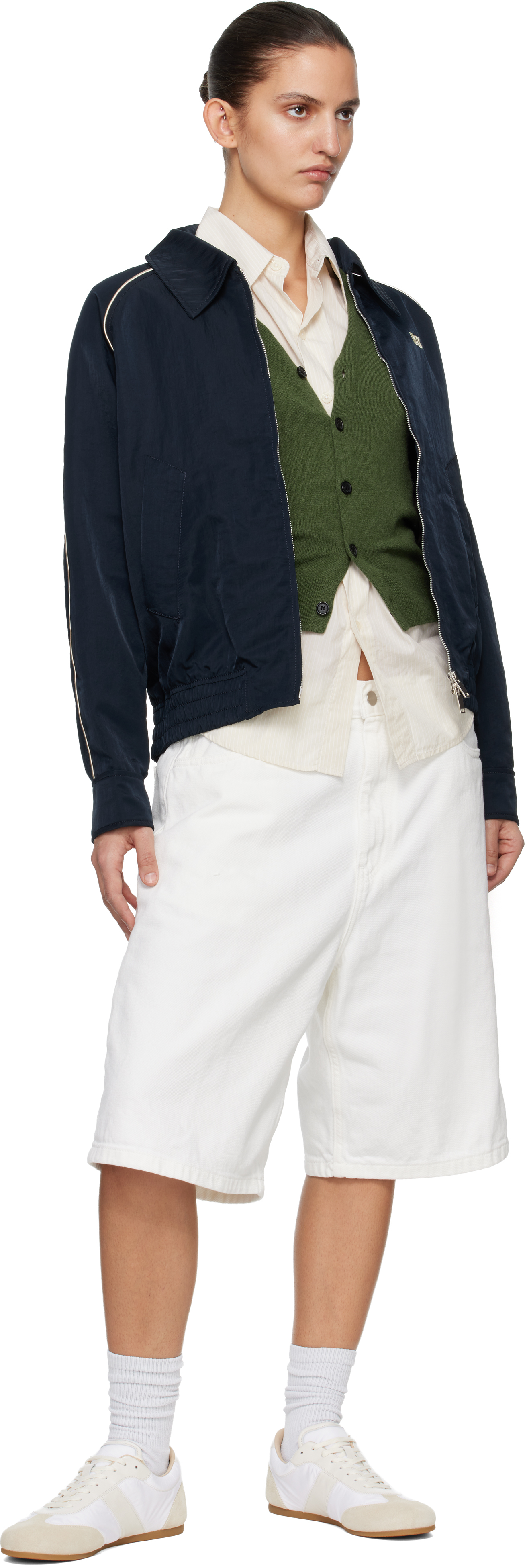 White Brandon Shorts