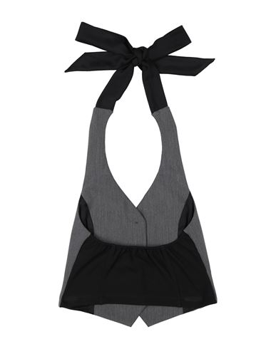 Kid Girl Top Grey Size 12 Polyester, Viscose, Elastane, Polyamide