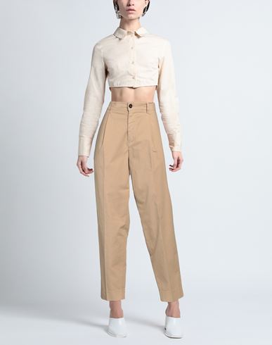 True Nyc Woman Pants Beige Size 28 Cotton, Elastane