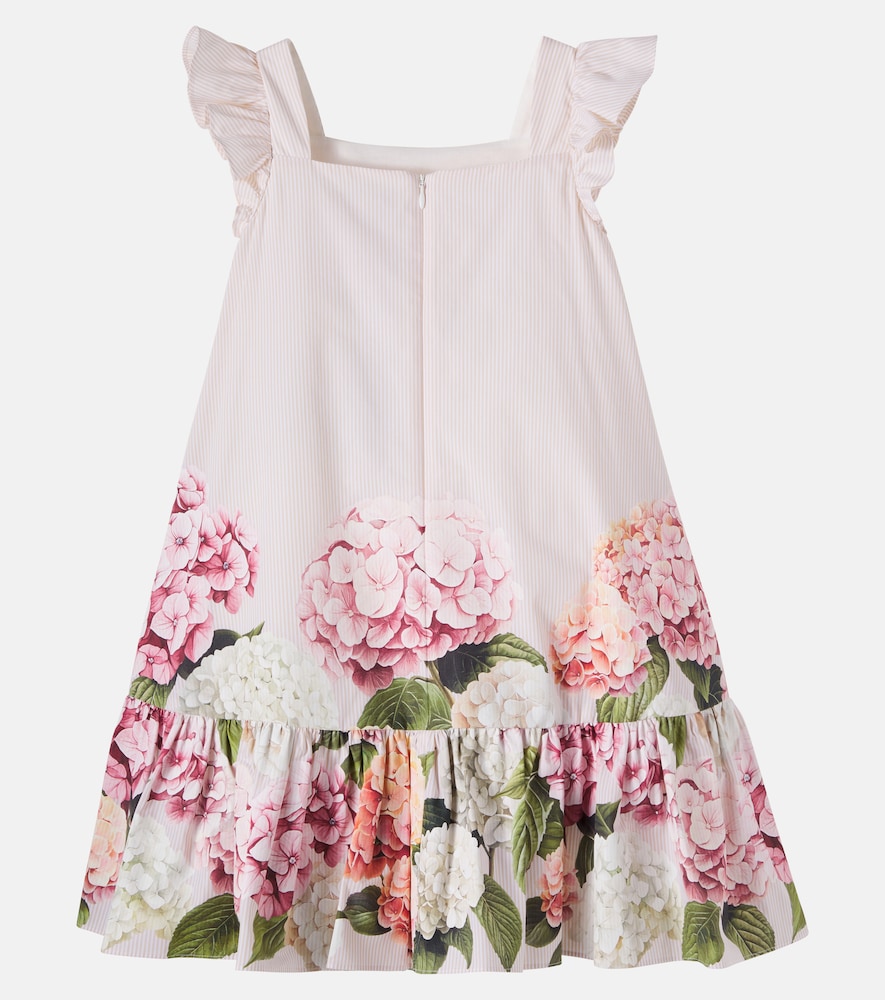 DG floral striped cotton dress