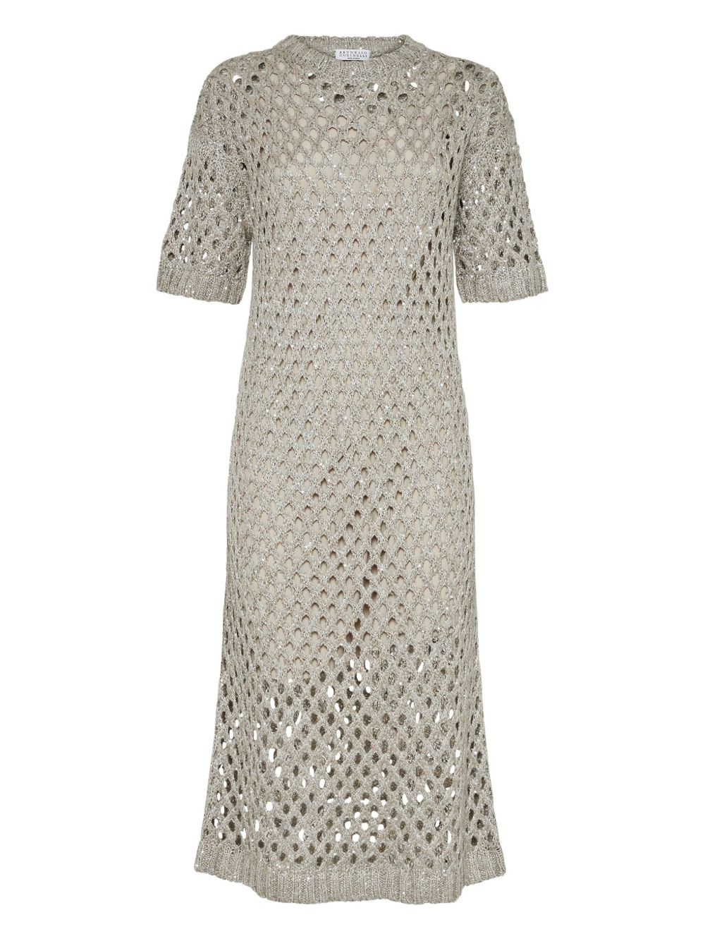 Dazzling midi dress - Neutrals