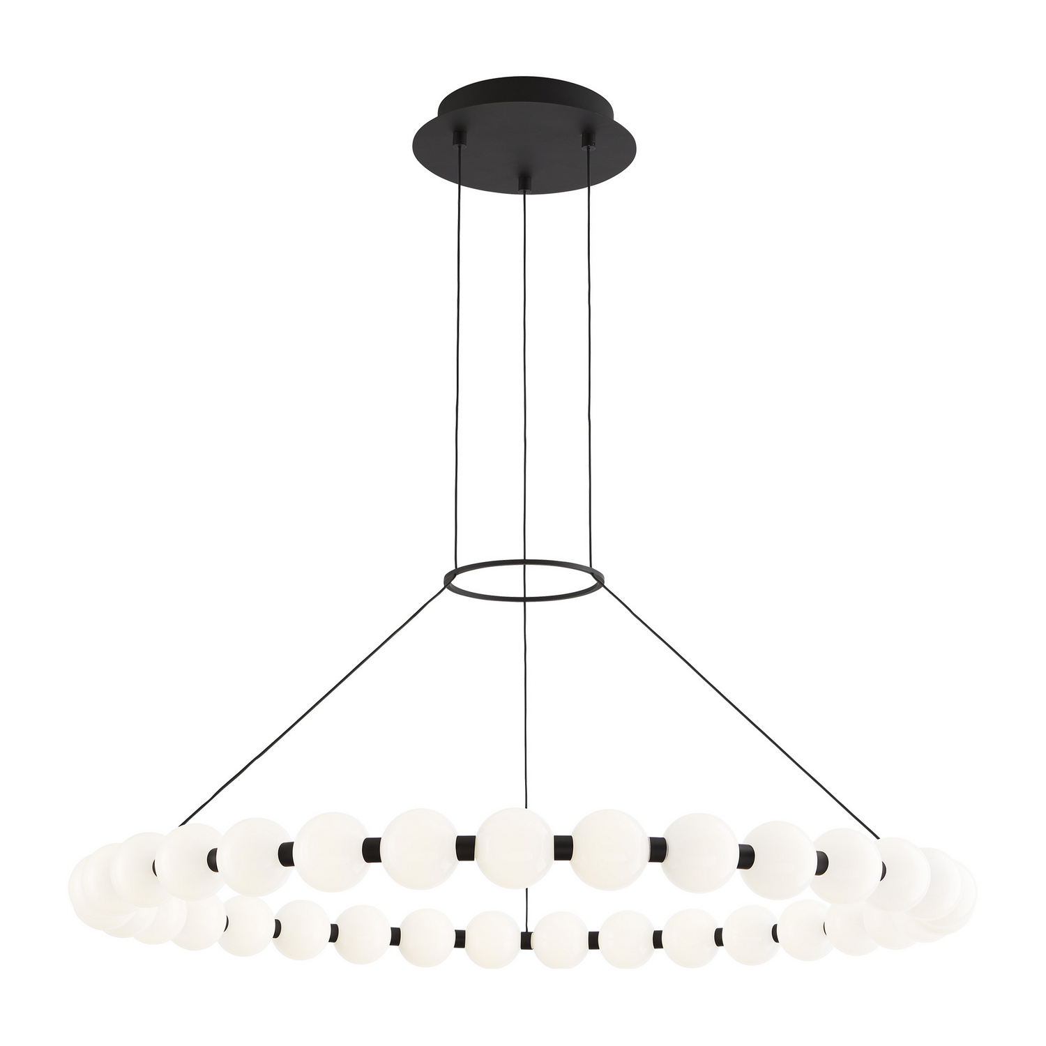Nightshade Black LED Chandelier from the Orbet Collection