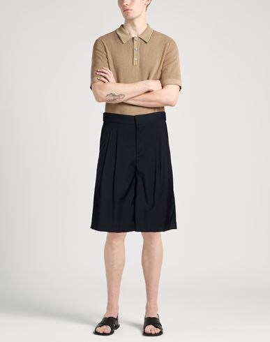Man Shorts & Bermuda Shorts Midnight blue Size 30 Polyester, Wool, Elastane