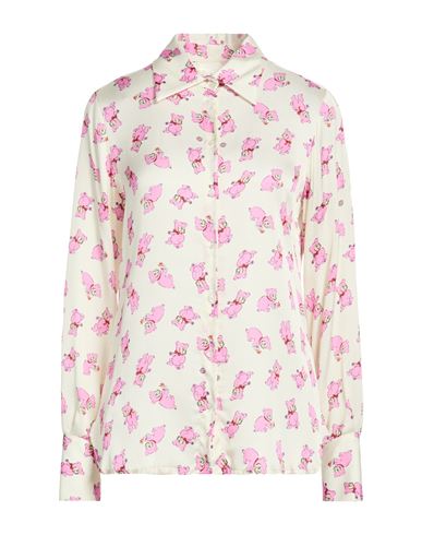 Woman Shirt Ivory Size 8 Viscose