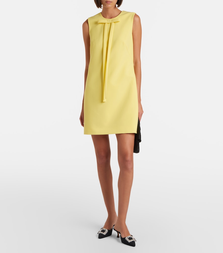 Sorra bow-detail minidress